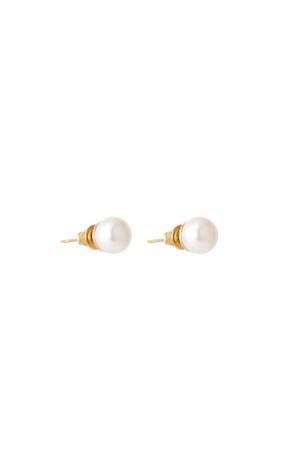 Pearl Ball Earring No. 4EA285 - Ecru Atelier