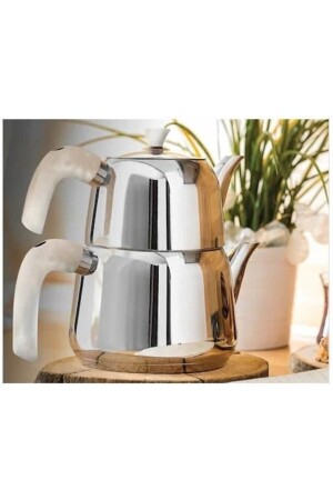Pearl Pearl Medium Size Teapot Pearl Handle PRL-4691 - Amboss