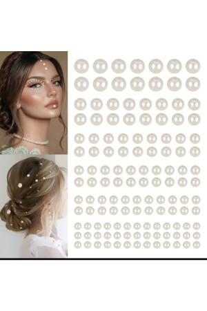 Pearl Sticker Self-Adhesive Hair-Face-Body-Nail Decoration Accessory - Eflamel Desing