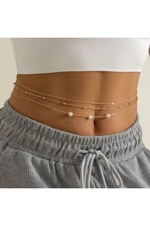 Pearl Stone Belly Chain - Pearl Jewelry