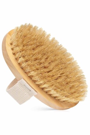 Peeling Ahşap Vücut Masaj Duş Fırçası Doğal At Kılı Selülit Fırçası Selülit Giderici Masaj Aleti - Beatitude