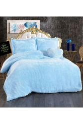 Peluş Çift Kişilik Nevresim Seti (%100 Yerli ) PN20102022001 - Genel Markalar
