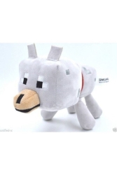 Peluş Wolf 22 Cm (kurt Karakter) wolfwhite - Minecraft