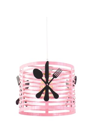 Pembe Çatal Kaşık Bıçak Model Modern Sarkıt Avize LMBDR35751KAŞIK - Lambadar