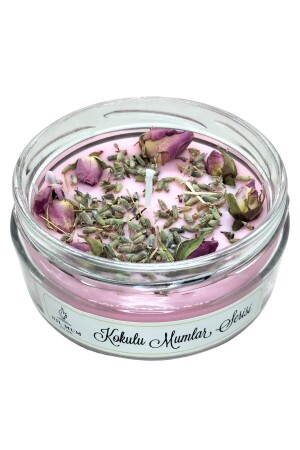 Pembe Düşler Gül Kokulu Mum 330 Gr. NM210561 - Nil Mum