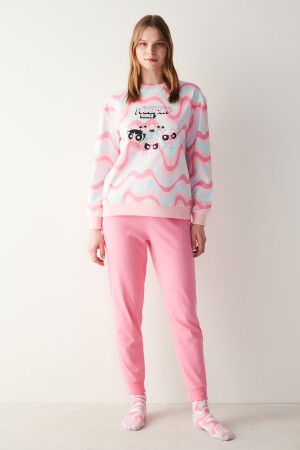 Pembe Pantolon Pijama Altı - Powerpuff Girls Koleksiyonu - Penti