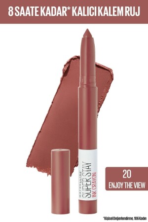 Pencil Lipstick - Sw Superstay Ink Crayon 20 Enjoy the View 30174191 - Maybelline New York