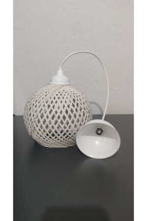 Pendant Lamp Ball Chandelier Ecru 132421412 - Koddiva