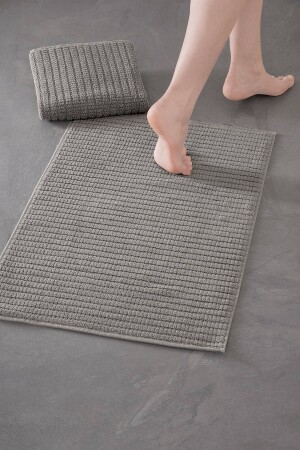 Penta Badematte 404 – Neuer Trend, 50x75cm. 2Stk. Premium-Fußhandtuch-/Badematten-Set P00030 - COTTONMANIA