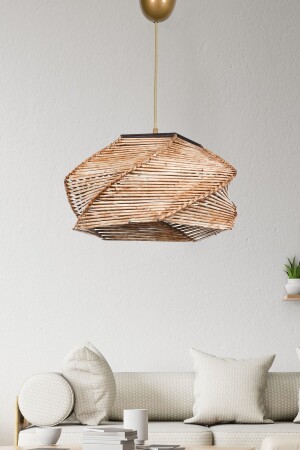 Pentagone Handmade Natural Chandelier Hnmd-42 SH198 - hmydesign