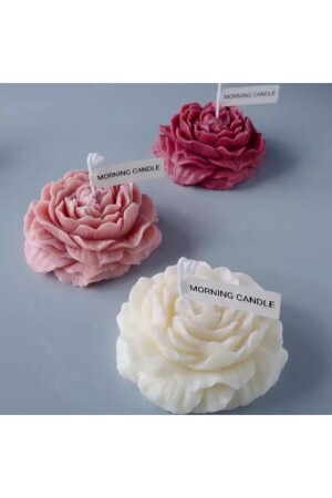 Peony Flower Candle Silicone Mold - Zubida