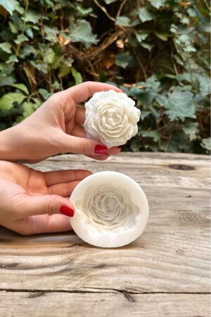 Peony Small Candle Mold (Silicone) 1 Piece - Rufusconcept