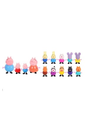 Peppa Pig Action Figure - Pig Peppa Family Action Figure Full Set of 14 PeppaPig14pcs - Schulzz