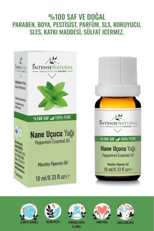 Peppermint Essential Oil 10 Ml 100% Pure And Natural Peppermint Essential Oil - İntense Natural