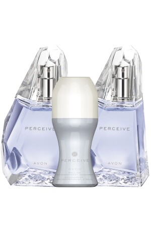 Perceive Damenparfüm-Doppelset und Rollon-Paket MPACK1128 - Avon