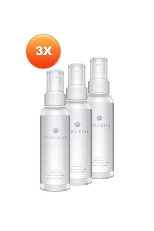 Perceive Women's Body Spray 100 Ml. Triple Set BODYMIST0005-3 - Avon