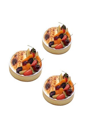Perforated Tart Mold Round-3 Pieces-10x2 Cm PASTA0365 - dinckitchen