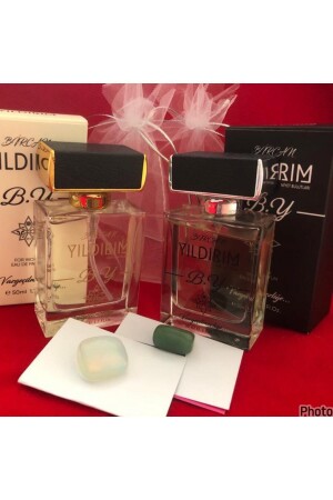 Perfume Set - Women's / Men's Perfume with Wallet Stone Gift, Helping to Be Indispensable - Bircan Yıldırım Niyet Bulutları