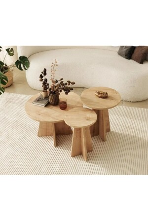 Peri 3-Piece Nesting Coffee Table Sapphire Oak p3. sfm - TALAŞTOZUM