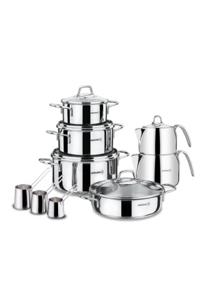 Perla 14 Piece Hyper Set 9080203A1606-2 - KORKMAZ