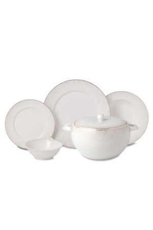 Perla Collection 60 Piece Dinner Set A8364 9090204A8364 - KORKMAZ