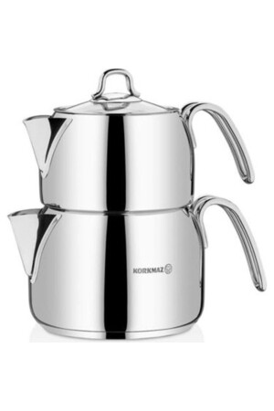 Perla Midi Teapot Set A027 - Korkmaz