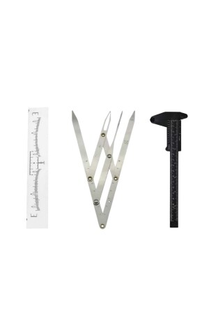 Permanent Makeup Measuring Ruler Set - Set of Three - Microblading Altınoran Measuring Ruler - Pavone