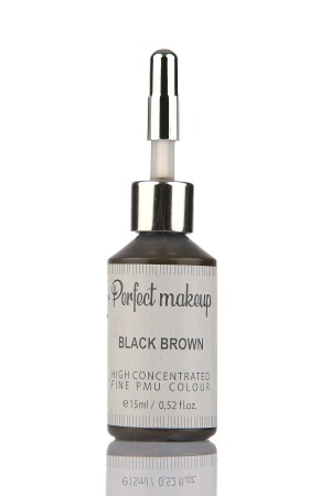 Permanent Makeup Paint - Black Brown 15ml - Perfect Makeup