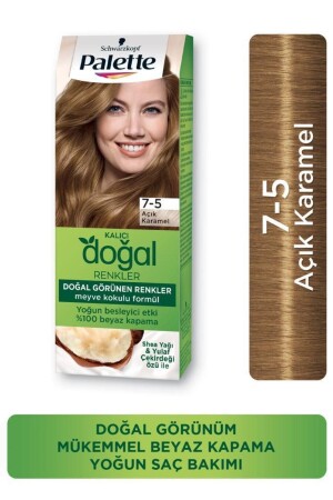 Permanent Natural Colors 7-5 Light Caramel Dye - Palette