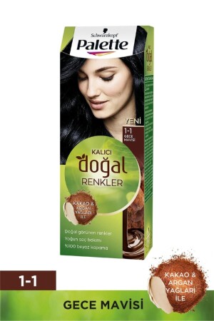 Permanente Naturfarben 1-1 Mitternachtsblau - Palette