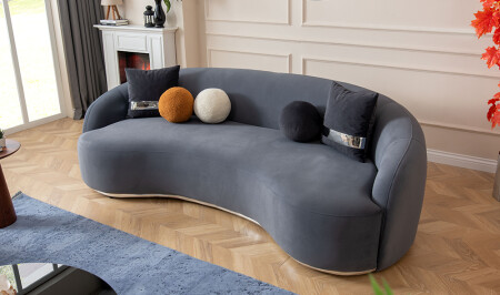 Peroni Gray Sofa - Cadde Yıldız