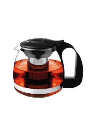 Perotti Heat Resistant Glass Teapot with Strainer 700ml Herb Infuser 076472 - Kapris