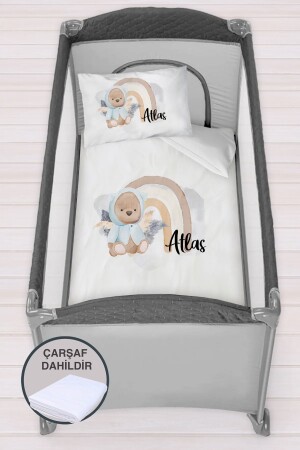 Personalisierbares 75x120 Park Bed Crib Bettbezug-Set park-285374637997 - Homamia