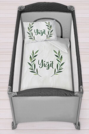Personalisiertes 75x120 Park Bed Crib Bettbezug-Set park-0285374638025 - Homamia