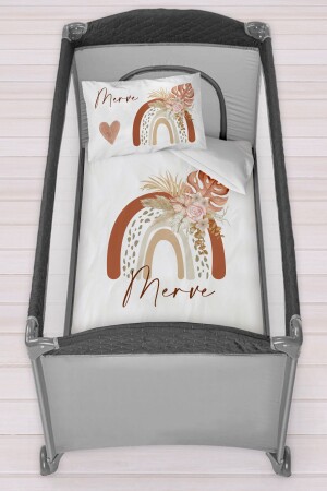 Personalisiertes 75x120 Park Bed Crib Bettbezug-Set park-13241326160 - Homamia