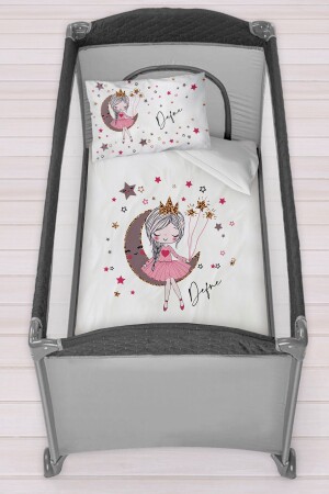 Personalisiertes 75x120 Park Bed Crib Bettbezug-Set park-285374637844 - Homamia