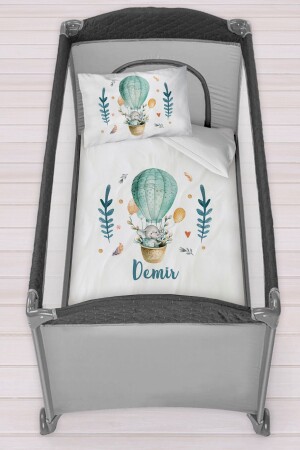 Personalisiertes 75x120 Park Bed Crib Bettbezug-Set park-285374637846 - Homamia