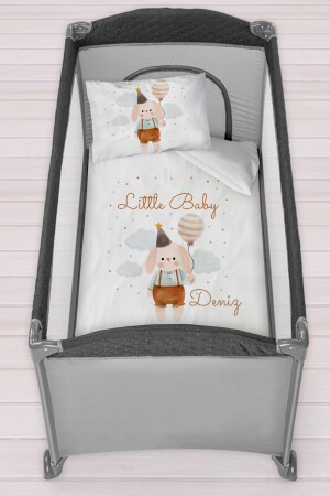 Personalisiertes 75x120 Park Bed Crib Bettbezug-Set park-285374637978 - Homamia