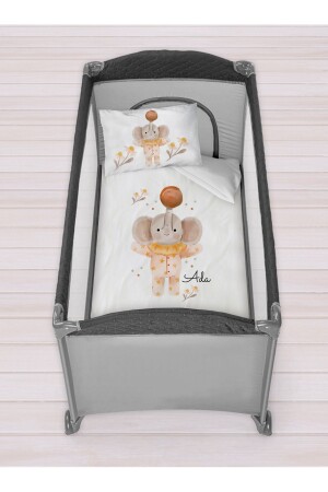 Personalisiertes 75x120 Park Bed Crib Bettbezug-Set park-285374637980 - Homamia