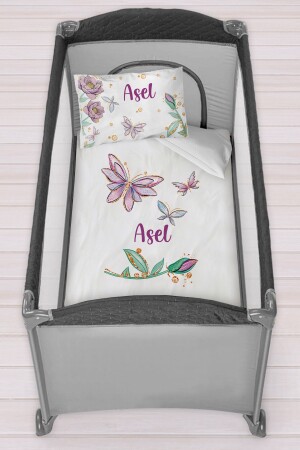 Personalisiertes 75x120 Park Bed Crib Bettbezug-Set park-285374637993 - Homamia
