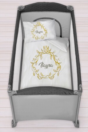 Personalisiertes 75x120 Park Bed Crib Bettbezug-Set park-285374638015 - Homamia
