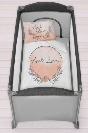 Personalisiertes 75x120 Park Bed Crib Bettbezug-Set park-285374638031 - Homamia