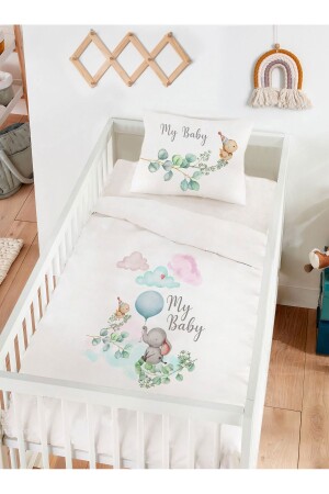 Personalisiertes Baby-Bettbezug-Set aus 100 % Baumwolle Filli 6417328444507 - Homamia