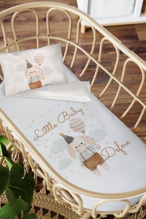 Personalisiertes Bettwäsche-Set für Kinderbett, 60 x 100 cm, Motiv: Mutterseite – 285374637978 - Homamia