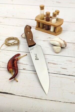 Personalisiertes Profi-Kochmesser 32 cm. Holz-Spezialgriff HND12 - SürLaz