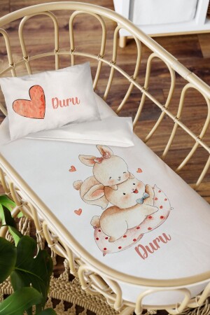 Personalized Mother's Side 60x100 Crib Sleeping Duvet Cover Set - 285374637815 - Homamia