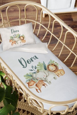 Personalized Mother's Side 60x100 Crib Sleeping Duvet Cover Set - 285374637973 - Homamia
