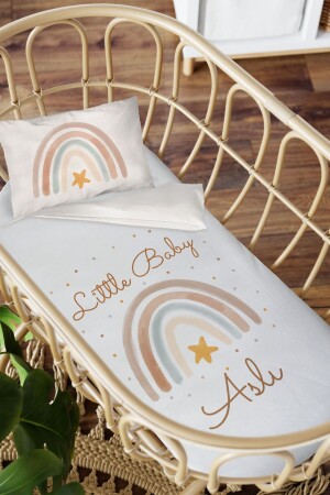 Personalized Mother's Side 60x100 Crib Sleeping Duvet Cover Set - 285374637977 - Homamia