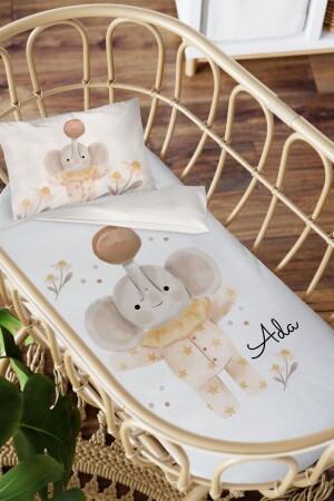 Personalized Mother's Side 60x100 Crib Sleeping Duvet Cover Set - 285374637980 - Homamia