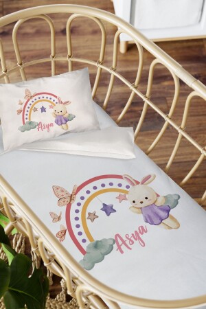 Personalized Mother's Side 60x100 Crib Sleeping Duvet Cover Set - Homamia
